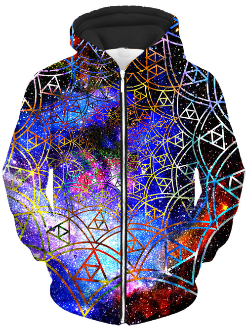 Fractal Unisex Zip-Up Hoodie Noctum X Truth Epic Hoodie
