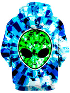 Alien Tie-Dye Unisex Hoodie Big Tex Funkadelic Epic Hoodie