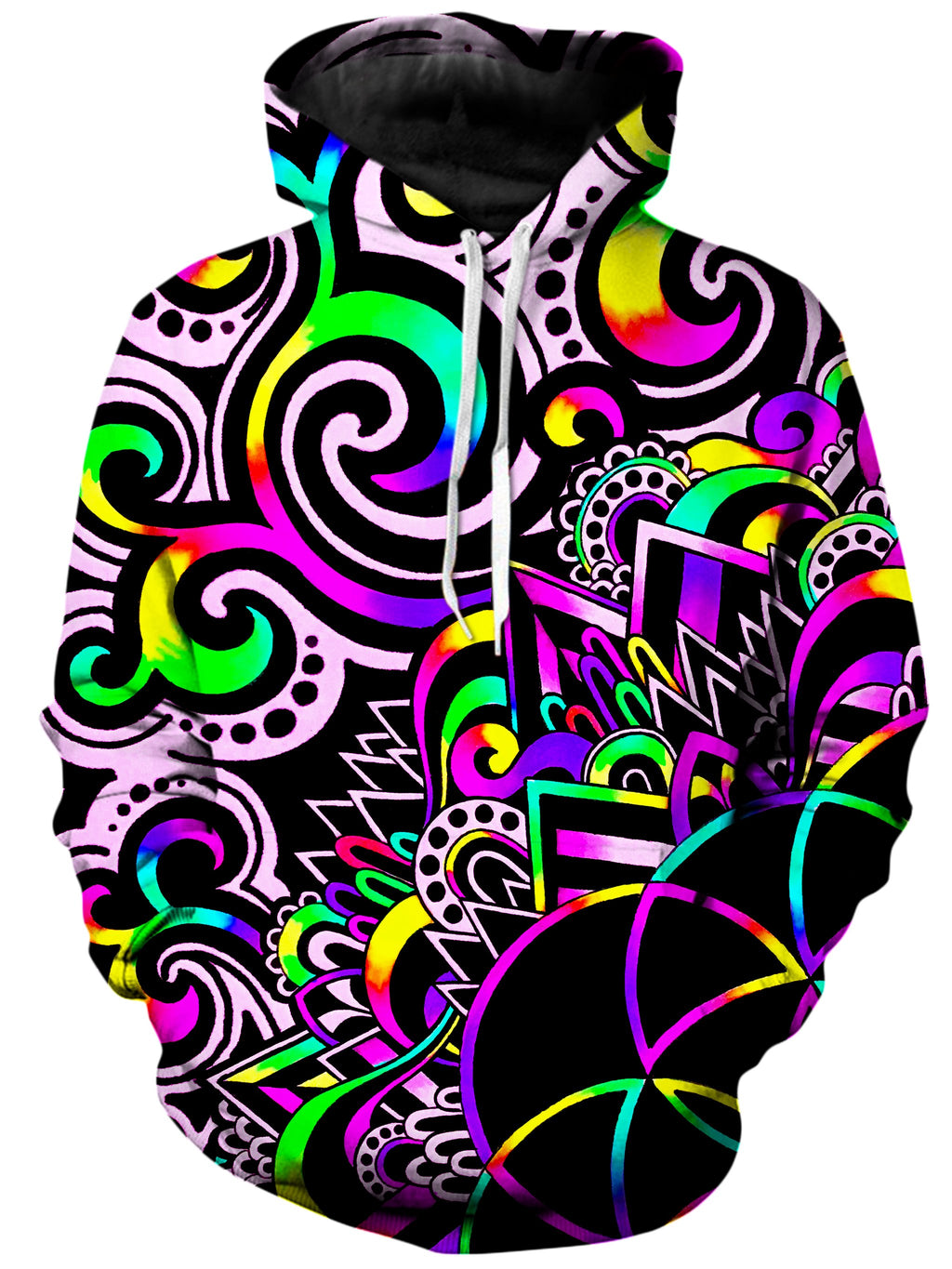 White Doodle Magic V2 Unisex Hoodie BrizBazaar Epic Hoodie