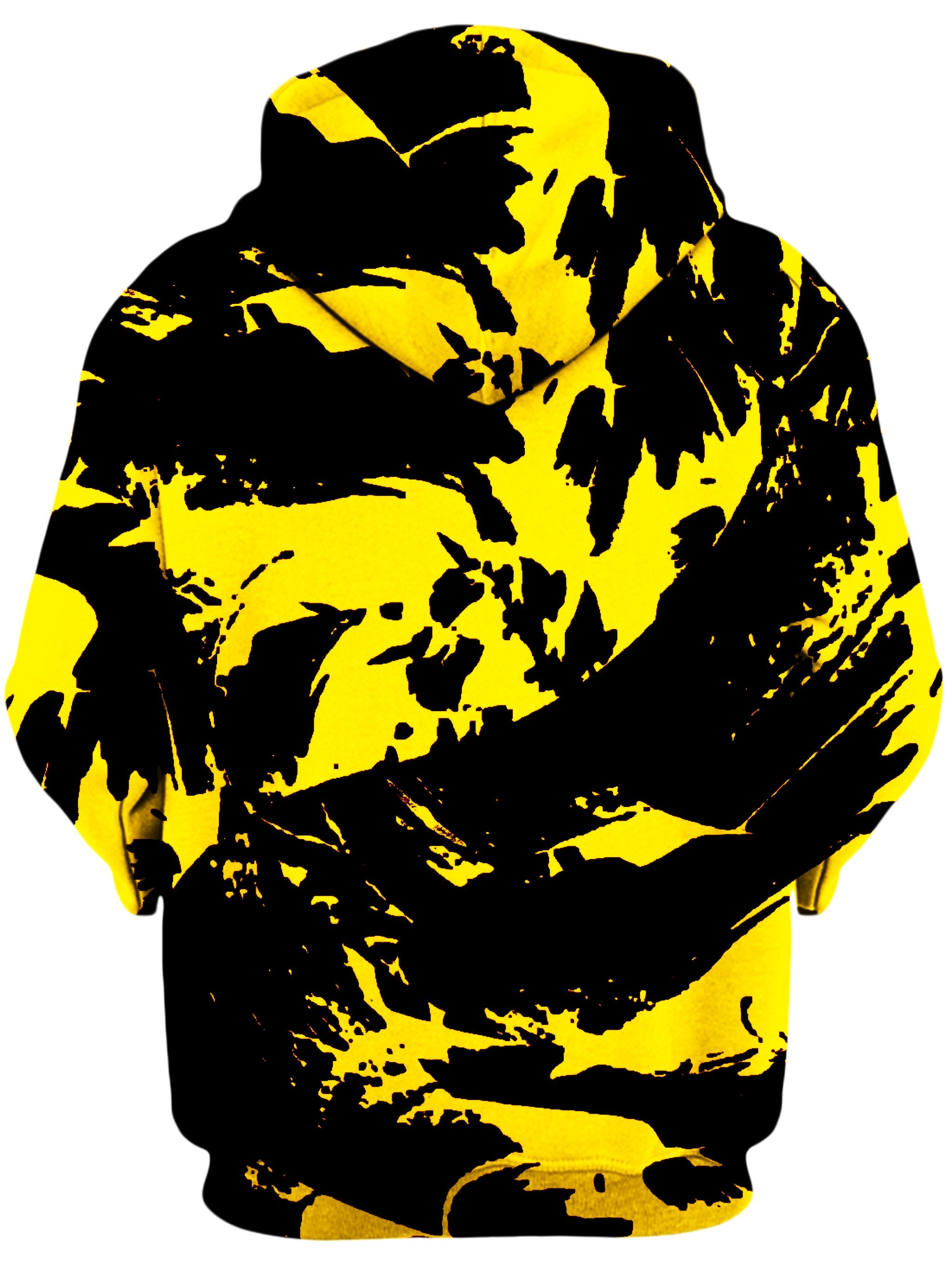 Black and Yellow Paint Splatter Unisex Hoodie Big Tex Funkadelic Epic Hoodie