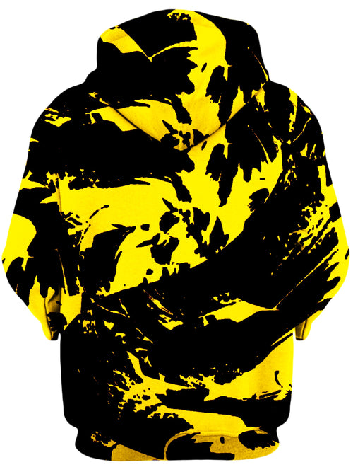 Black and Yellow Paint Splatter Unisex Hoodie Big Tex Funkadelic Epic Hoodie