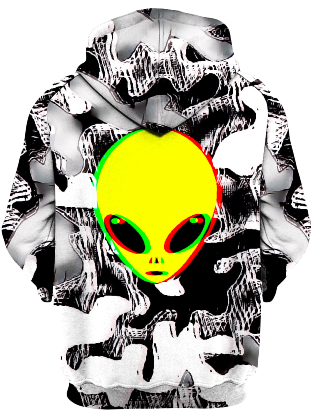 Trippy Alien Unisex Hoodie Big Tex Funkadelic Epic Hoodie