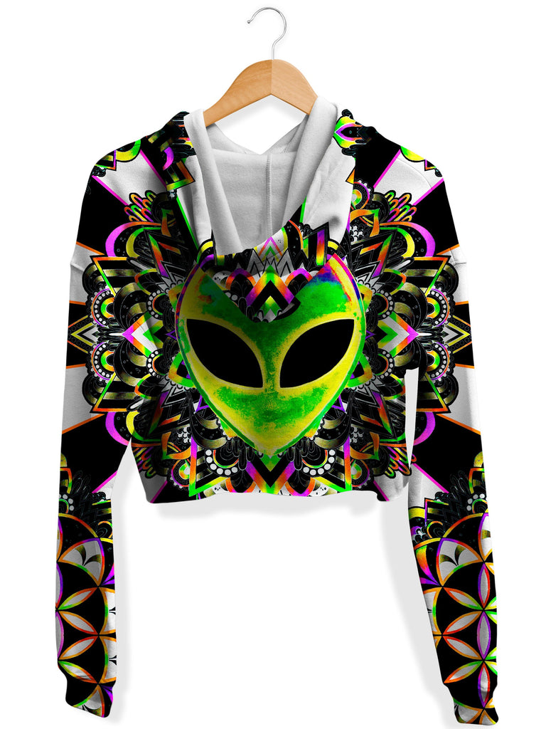 Trance Fleece Crop Hoodie