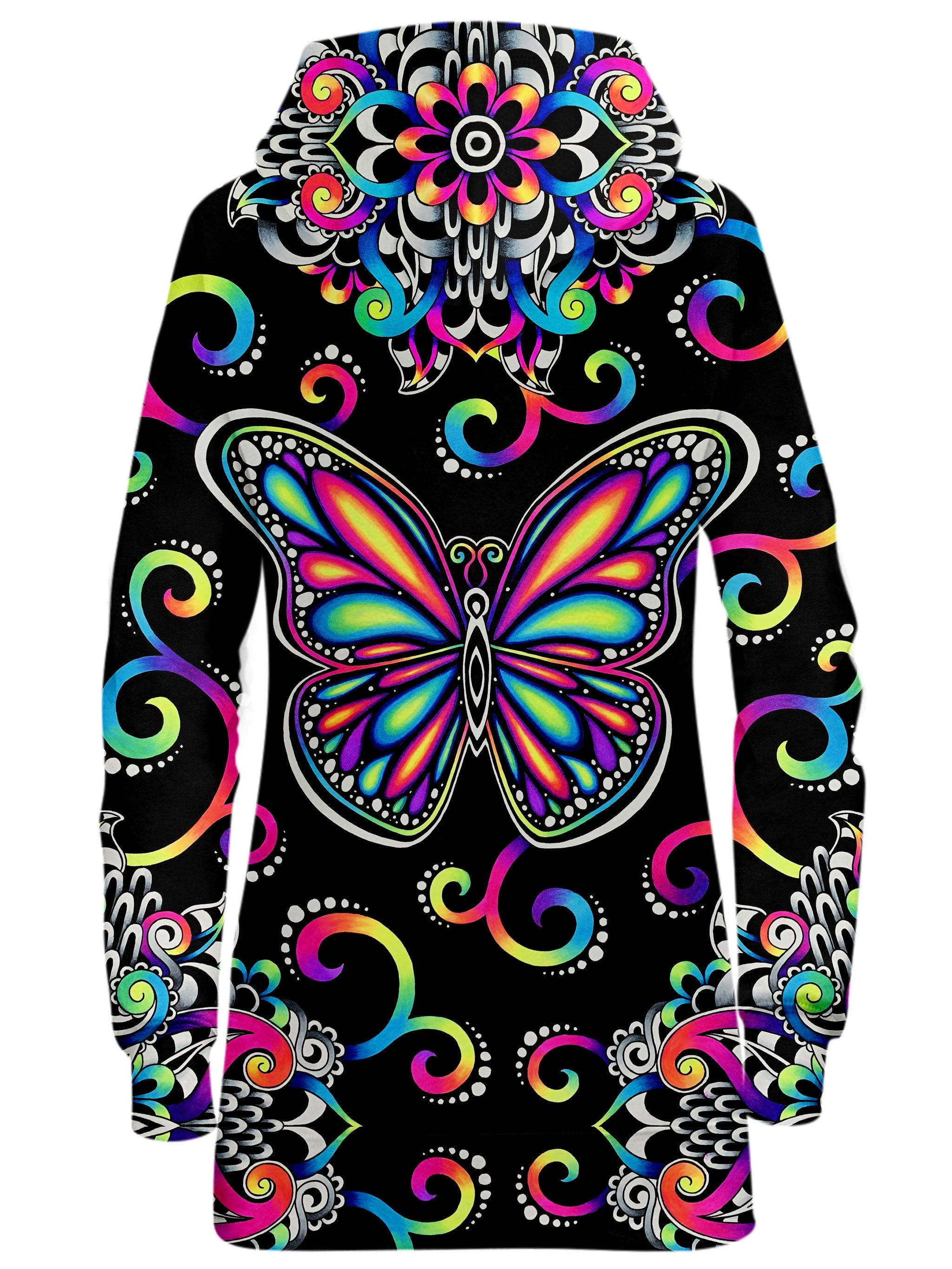 Butterfly Vibez Hoodie Dress BrizBazaar Epic Hoodie