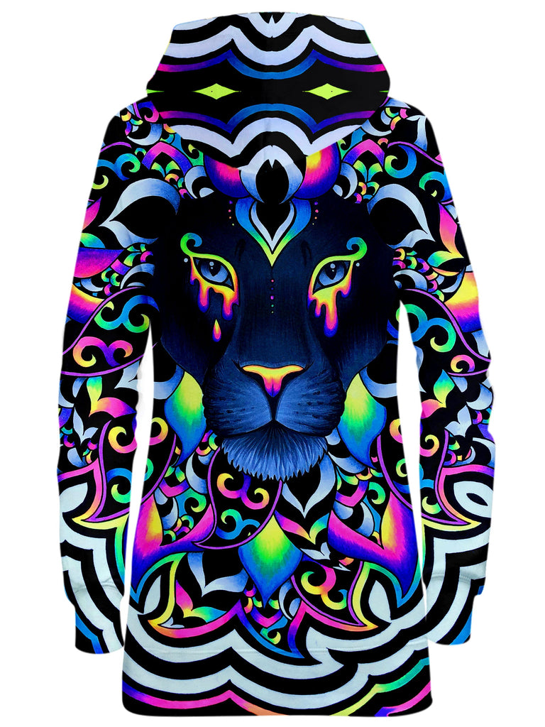 Electric Lion Hoodie Dress