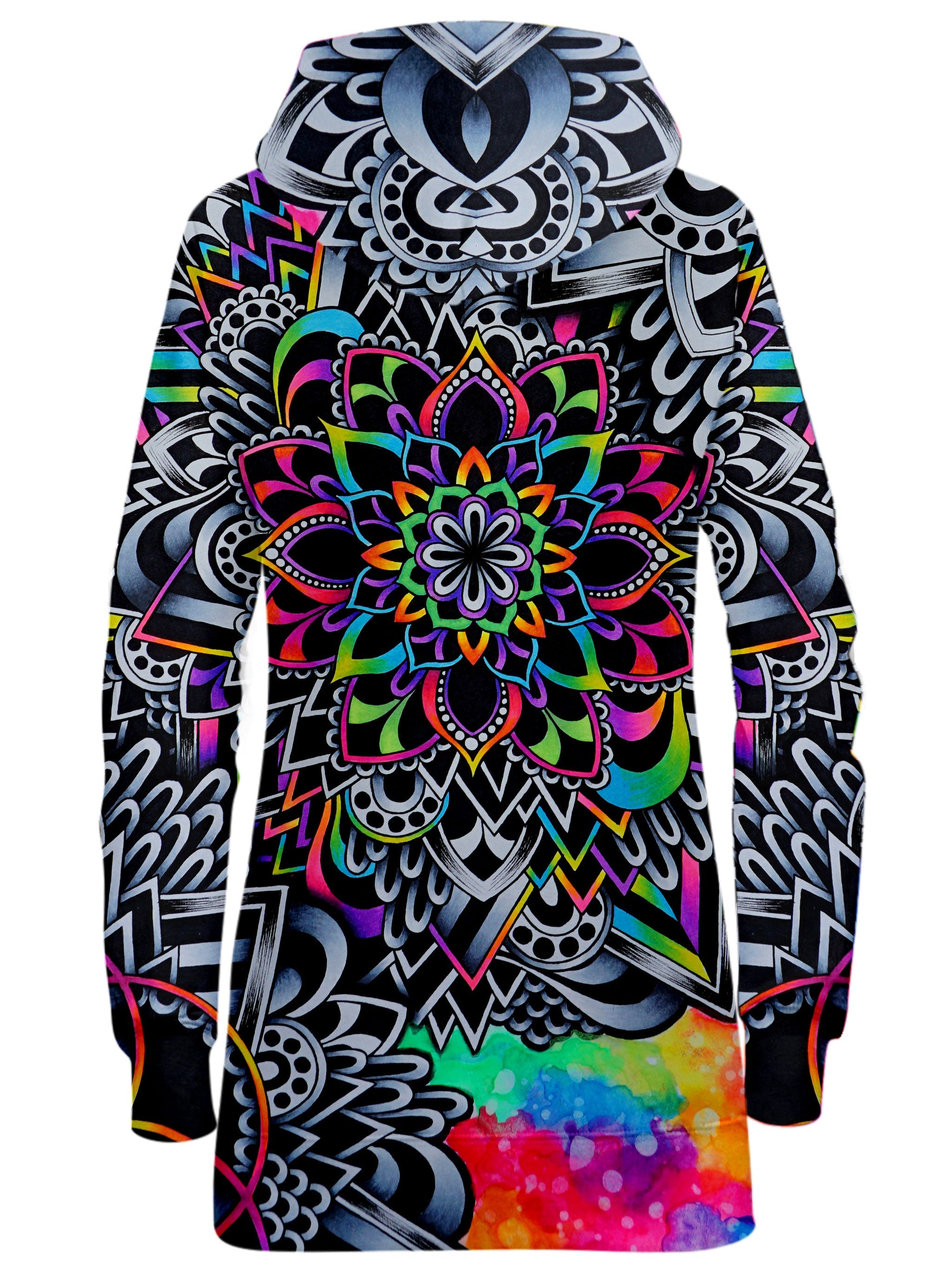 Mandala Vibez Hoodie Dress BrizBazaar Epic Hoodie