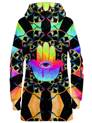 Psy Hamsa Hoodie Dress