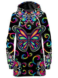 Butterfly Vibez Hoodie Dress BrizBazaar Epic Hoodie