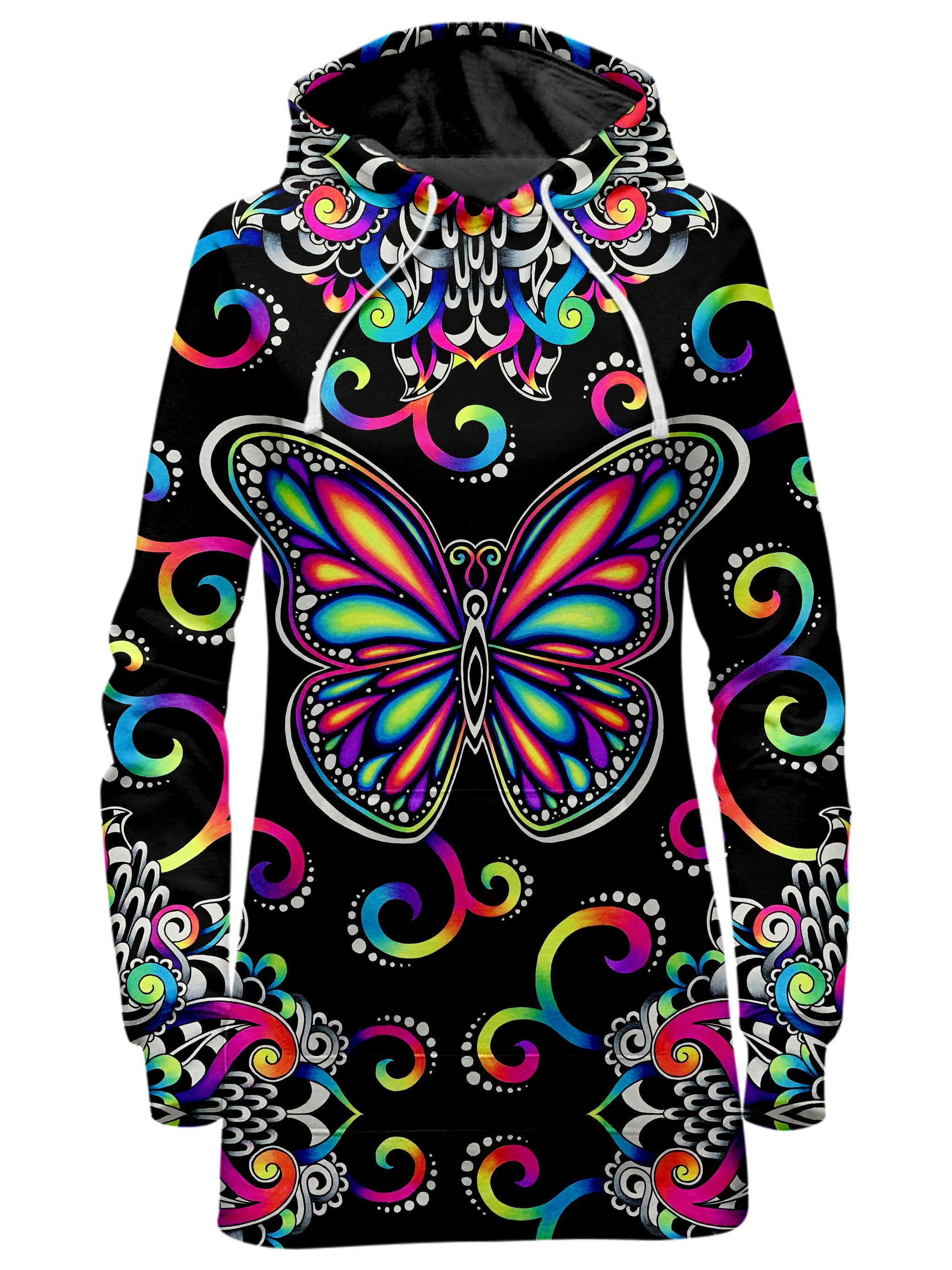 Butterfly Vibez Hoodie Dress BrizBazaar Epic Hoodie
