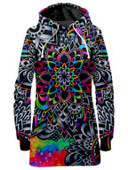 Mandala Vibez Hoodie Dress BrizBazaar Epic Hoodie