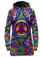 Peace Stock Hoodie Dress BrizBazaar Epic Hoodie