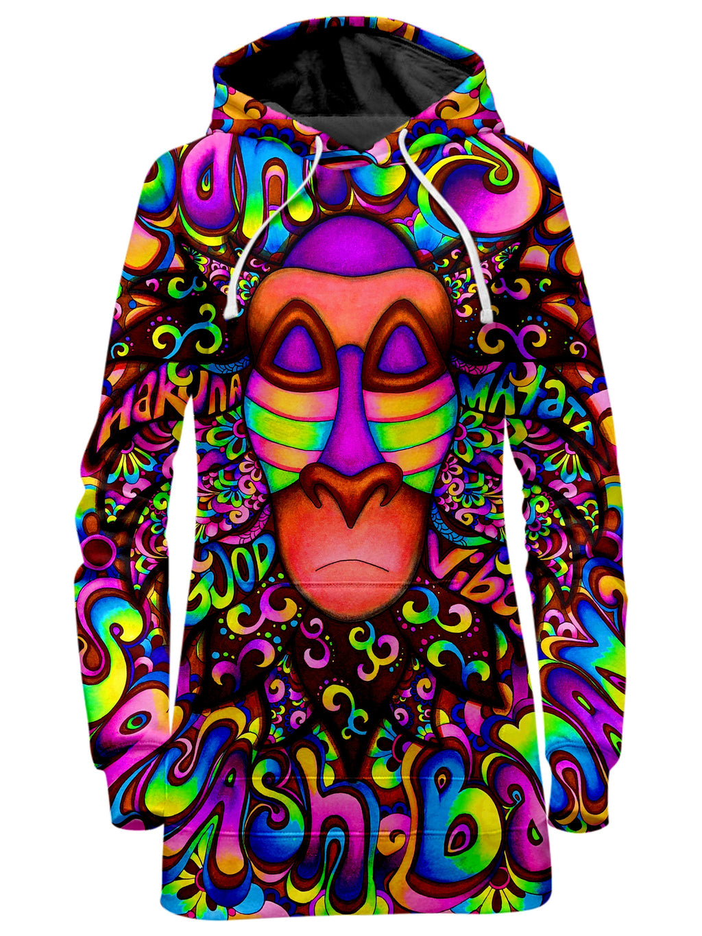 Rafiki Vibes Hoodie Dress BrizBazaar Epic Hoodie