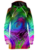 Rainbow Vortex Hoodie Dress BrizBazaar Epic Hoodie