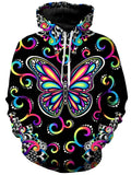 Butterfly Vibez Unisex Hoodie BrizBazaar Epic Hoodie