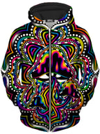 Briz Shroomz Unisex Zip-Up Hoodie BrizBazaar Epic Hoodie