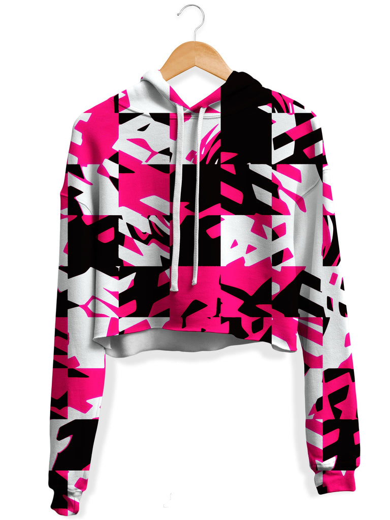 Big Tex Funkadelic - Pink Digital Fleece Crop Hoodie