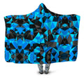 Blue and Black Geo Hooded Blanket Big Tex Funkadelic Epic Hoodie