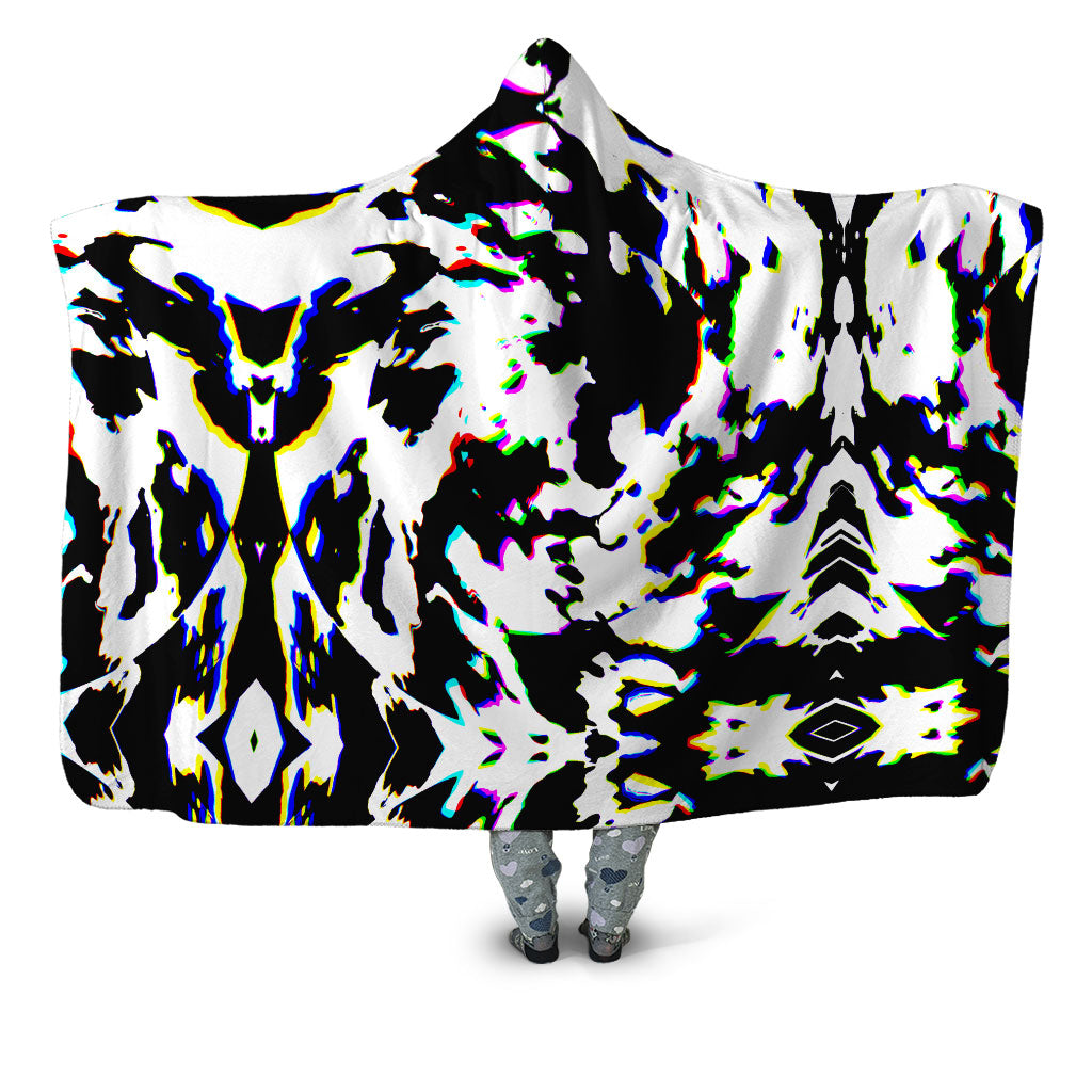 Cow Hide Print Rave Drip Hooded Blanket Big Tex Funkadelic Epic Hoodie