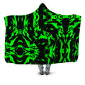 Neon Graffiti Paint Splatter Hooded Blanket Big Tex Funkadelic Epic Hoodie