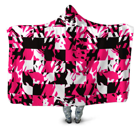Big Tex Funkadelic - Pink Digital Hooded Blanket