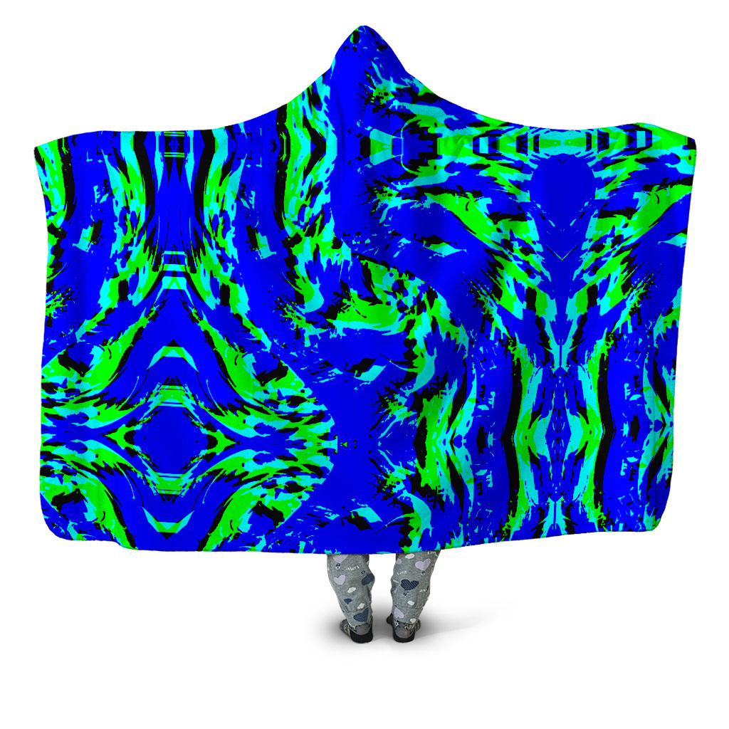 Sea Splatter Rave Graffiti Hooded Blanket Big Tex Funkadelic Epic Hoodie