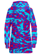 Berry Blast Hypno Splatter Hoodie Dress Big Tex Funkadelic Epic Hoodie
