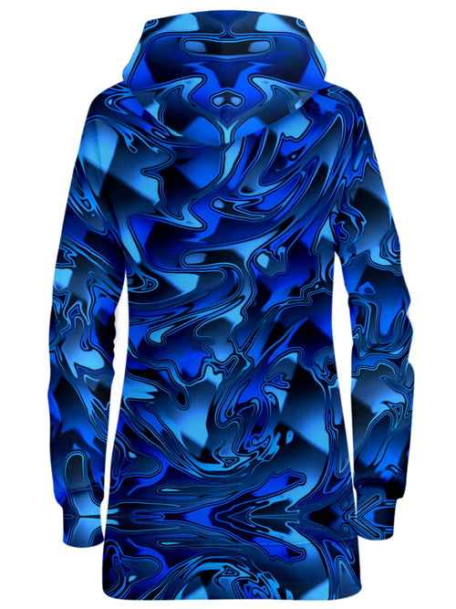Blue Chromatic Melt Hoodie Dress Big Tex Funkadelic Epic Hoodie