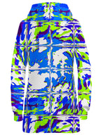 Blue Rave Glitch Hoodie Dress Big Tex Funkadelic Epic Hoodie