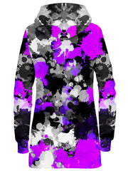 Purple Drip Hoodie Dress