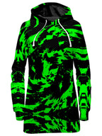 Neon Graffiti Paint Splatter Hoodie Dress Big Tex Funkadelic Epic Hoodie
