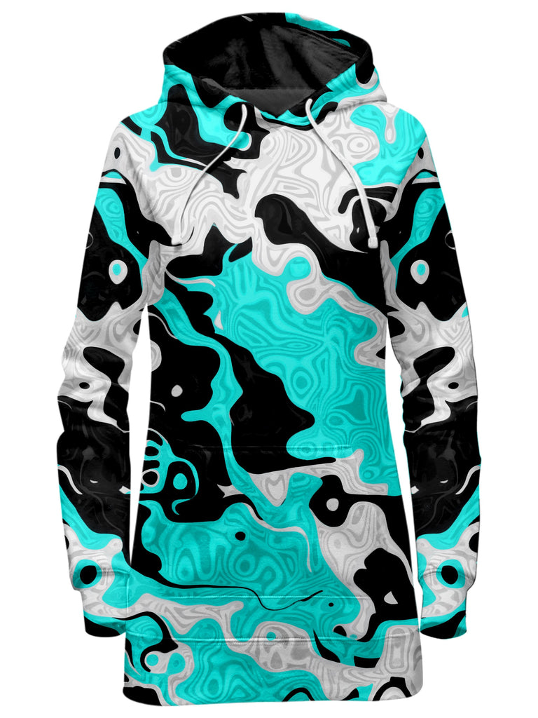 Big Tex Funkadelic - Oil Spill Rave Camo Hoodie Dress