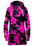 Pink and Black Geo Hoodie Dress Big Tex Funkadelic Epic Hoodie