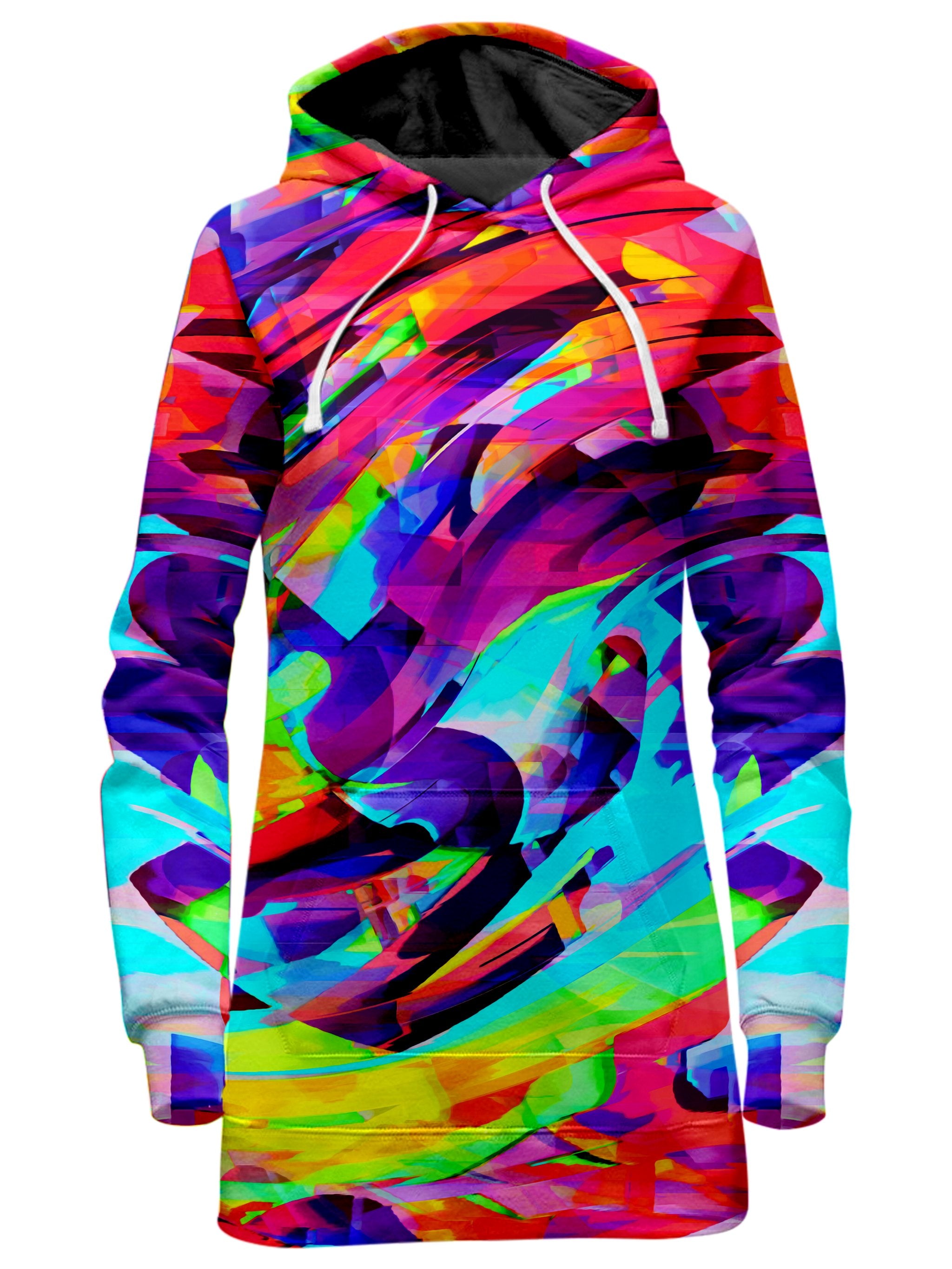 Rainbow Graffiti Explosion Hoodie Dress Big Tex Funkadelic Epic Hoodie