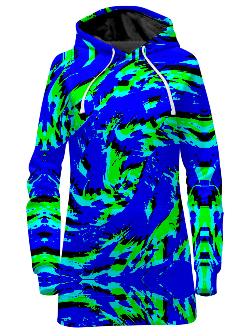 Sea Splatter Rave Graffiti Hoodie Dress Big Tex Funkadelic Epic Hoodie