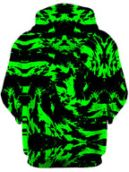 Neon Graffiti Paint Splatter Unisex Zip-Up Hoodie Big Tex Funkadelic Epic Hoodie