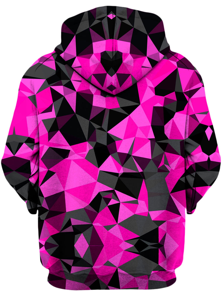 Pink and Black Geo Unisex Hoodie