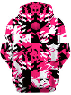 Pink Digital Unisex Zip-Up Hoodie Big Tex Funkadelic Epic Hoodie