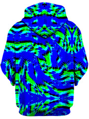 Sea Splatter Rave Graffiti Unisex Zip-Up Hoodie