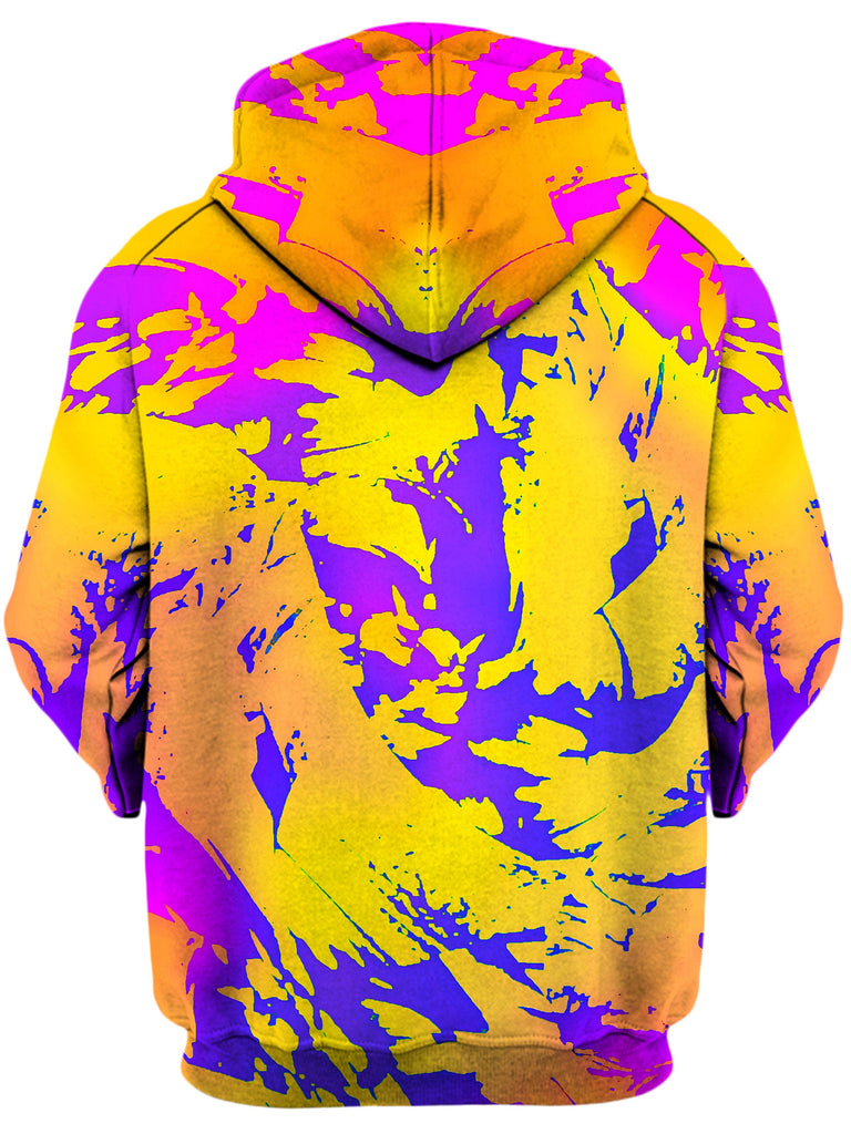 Tropical Ombre Paint Splatter Graffiti Unisex Hoodie