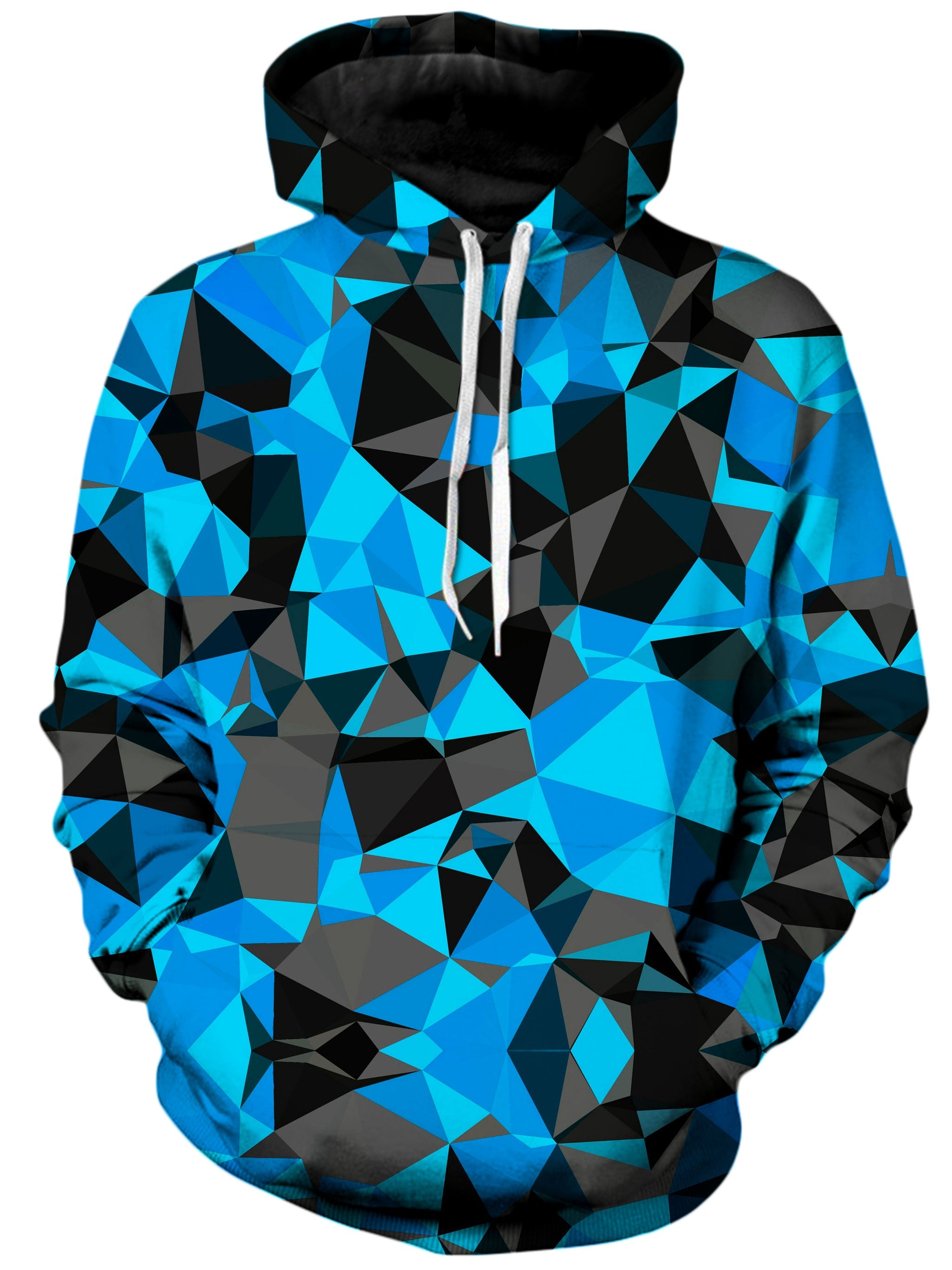 Blue and Black Geo Unisex Hoodie Big Tex Funkadelic Epic Hoodie