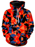 Orange and Black Geo Unisex Hoodie Big Tex Funkadelic Epic Hoodie