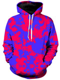 Pink and Violet Paint Splatter Unisex Hoodie Big Tex Funkadelic Epic Hoodie