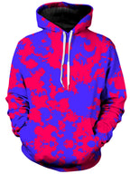 Pink and Violet Paint Splatter Unisex Hoodie Big Tex Funkadelic Epic Hoodie