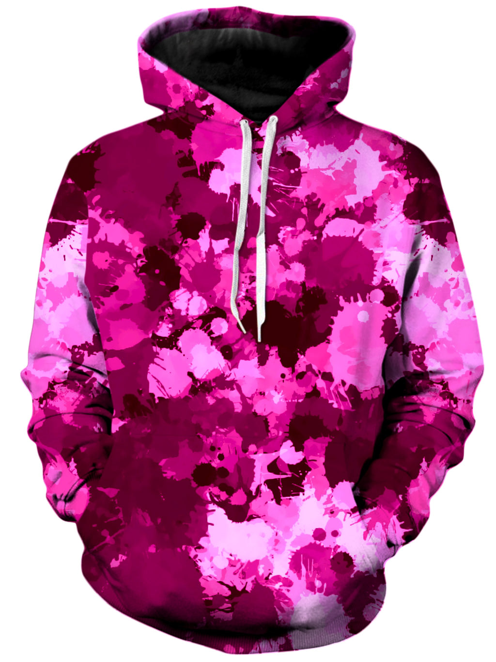 Pink Berry Paint Splatter Unisex Hoodie Big Tex Funkadelic Epic Hoodie