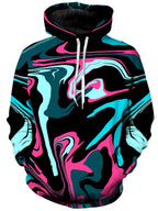 Pink Cyan Melt Unisex Hoodie Big Tex Funkadelic Epic Hoodie