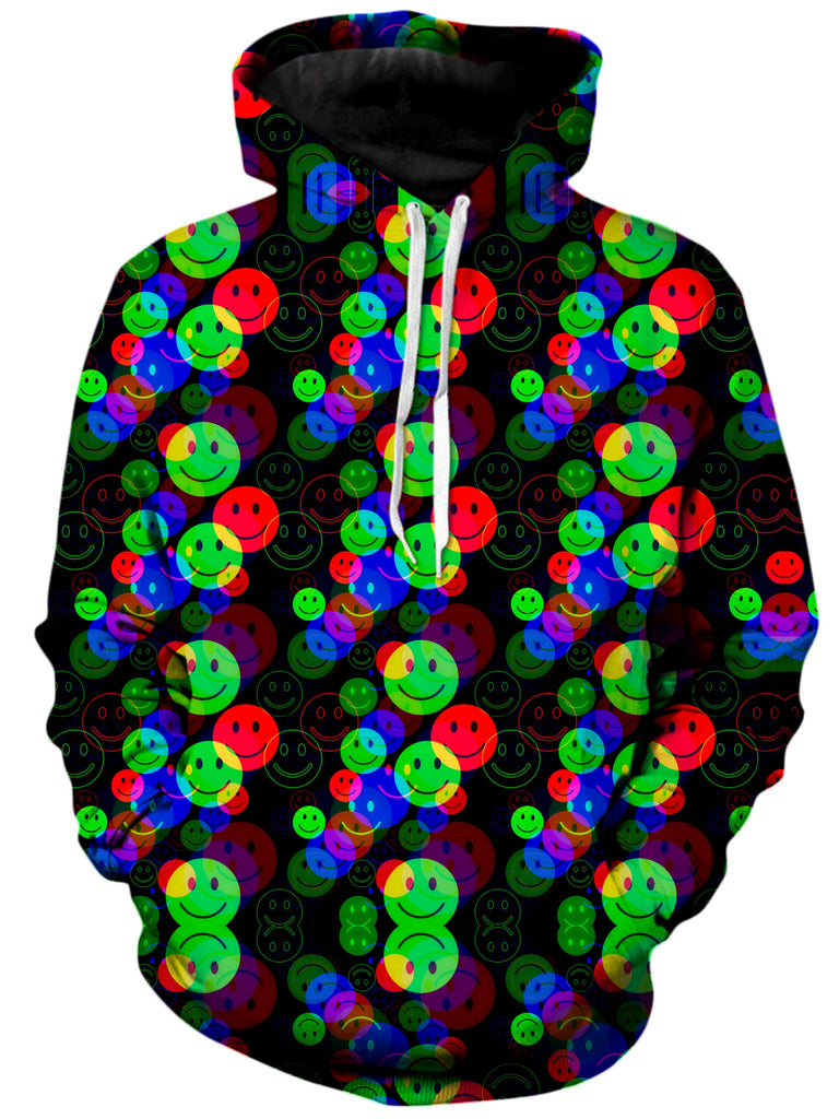 Big Tex Funkadelic - RGB Smile Glitch Unisex Hoodie