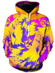 Tropical Ombre Paint Splatter Graffiti Unisex Hoodie