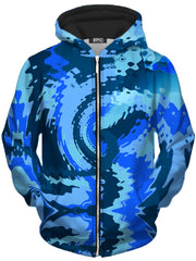 Blue Magic Unisex Zip-Up Hoodie