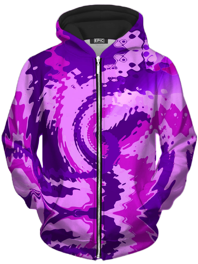 Big Tex Funkadelic - Purple Haze Unisex Zip-Up Hoodie