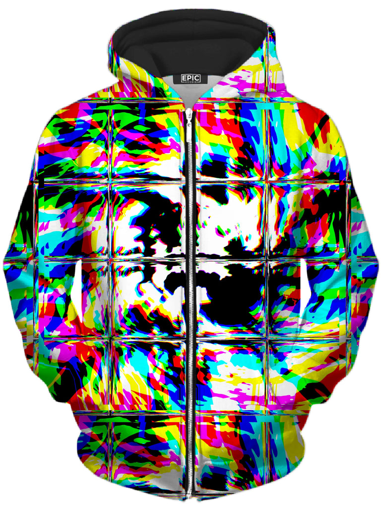 Big Tex Funkadelic - Rave Glitch Og Unisex Zip-Up Hoodie